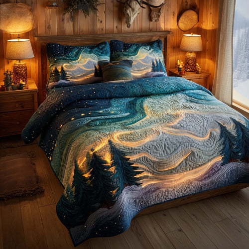Aurora Dream 3-Piece Quilted Bedding Set GFTOMA8670