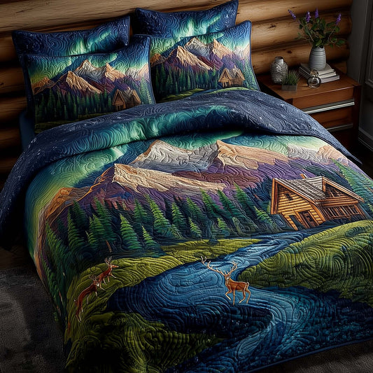Northern Calm 3-Piece Quilted Bedding Set GFTOMA8673