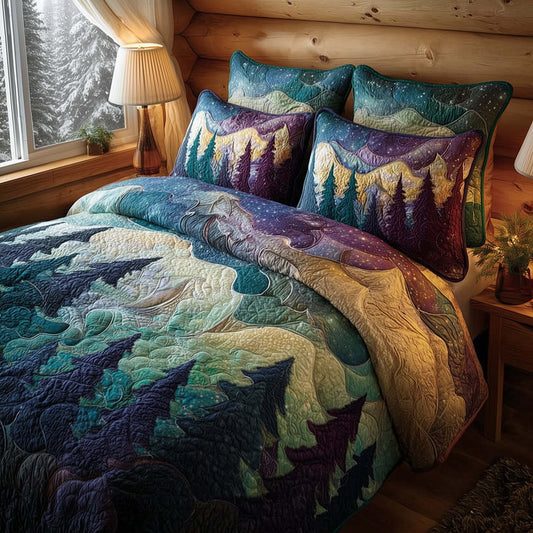 Celestial Lights 3-Piece Quilted Bedding Set GFTOMA8674
