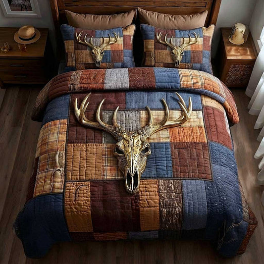 Trailblazer Spirit 3-Piece Quilted Bedding Set GFTOMA8896