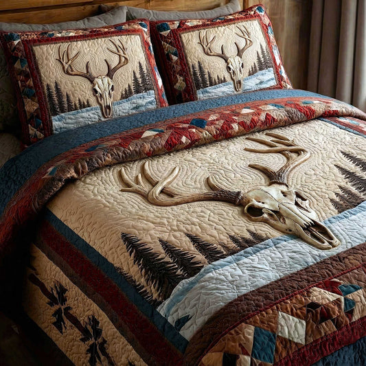 Trailblazer Spirit 3-Piece Quilted Bedding Set GFTOMA8897