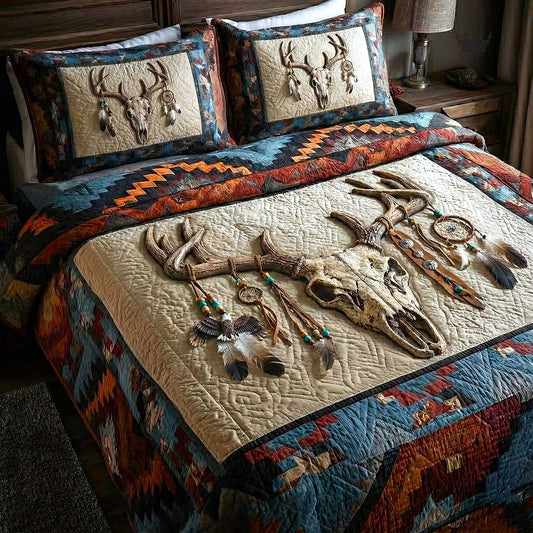 Trailblazer Spirit 3-Piece Quilted Bedding Set GFTOMA8899