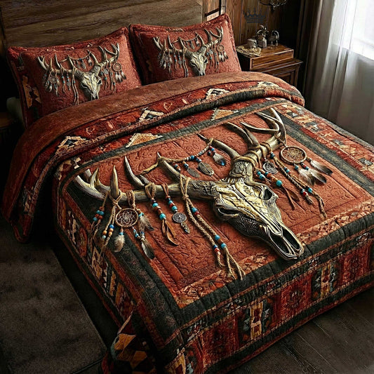 Trailblazer Spirit 3-Piece Quilted Bedding Set GFTOMA8900