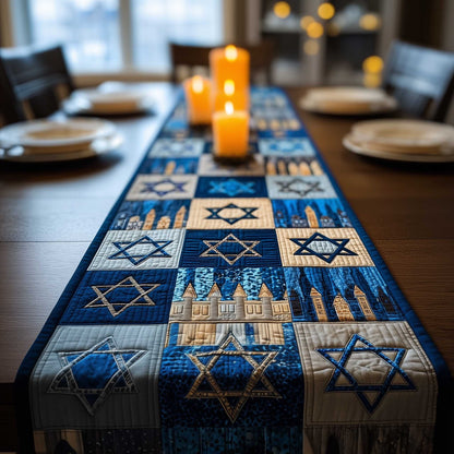 David Emblem Quilted Table Runner GFTOMA8957