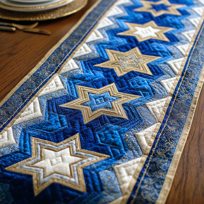 Star of David Quilted Table Runner GFTOMA8960