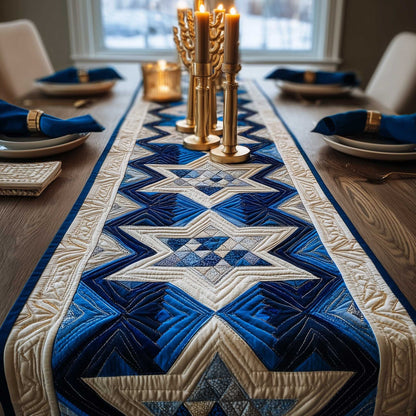Star of David Quilted Table Runner GFTOMA8961
