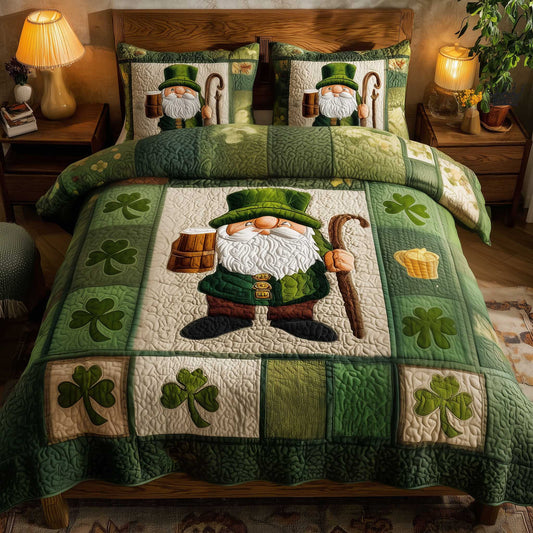Irish Blessings 3-Piece Quilted Bedding Set GFTOMA8968