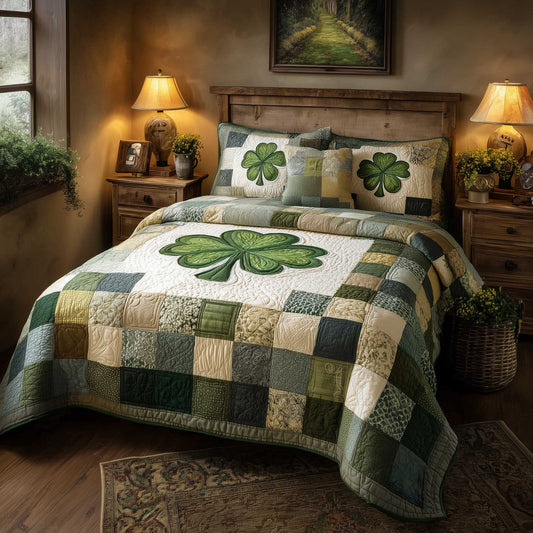 Irish Blessings 3-Piece Quilted Bedding Set GFTOMA8970