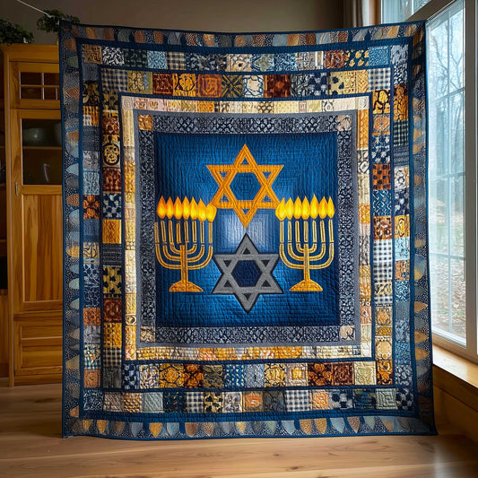 David Emblem Quilted Blanket GFTOMA9002
