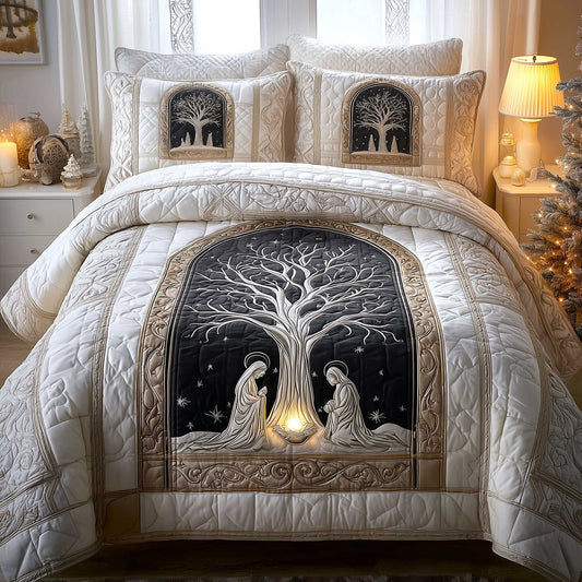 Heavenly Peace 3-Piece Quilted Bedding Set GFTOMA9066