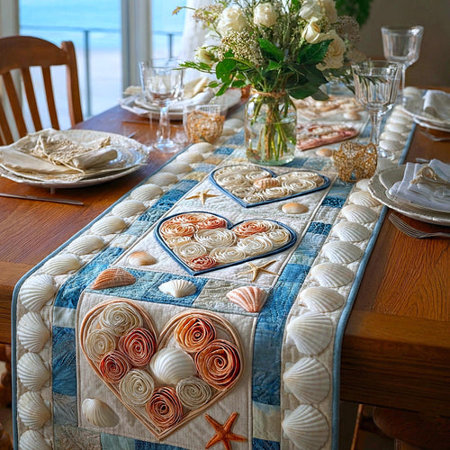 Heartloom Roses Quilted Table Runner GFTOMA9155