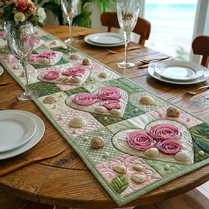 Blooming Heart Quilted Table Runner GFTOMA9158