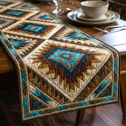 Ancestral Patterns Quilted Table Runner GFTOMA9163