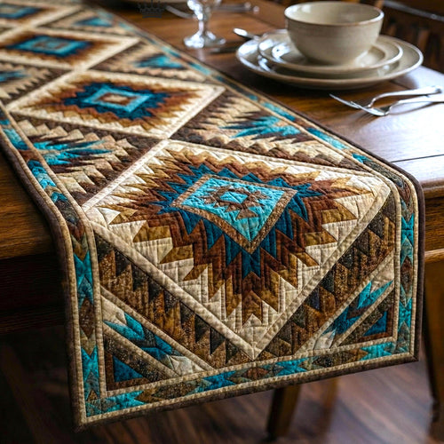 Ancestral Patterns Quilted Table Runner GFTOMA9163