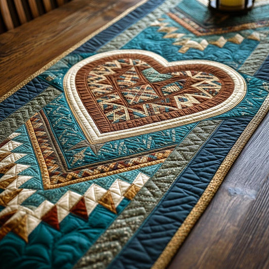 Ancient Weave Quilted Table Runner GFTOMA9165