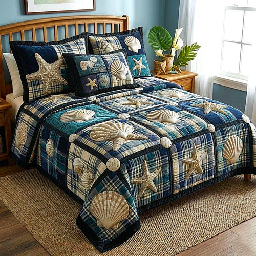 Sea Serenity 3-Piece Quilted Bedding Set GFTOMA9226
