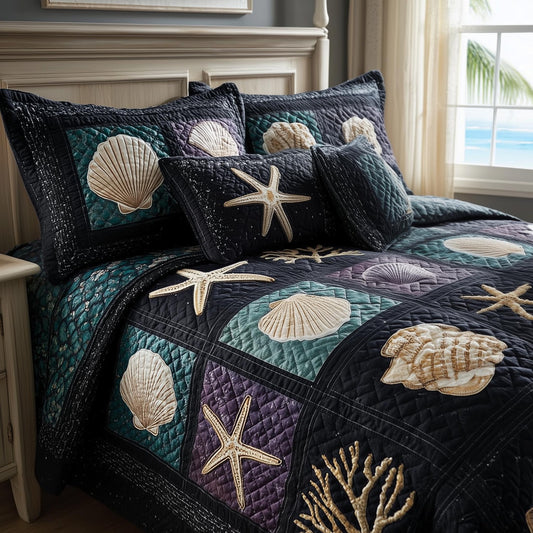 Sea Drift 3-Piece Quilted Bedding Set GFTOMA9228