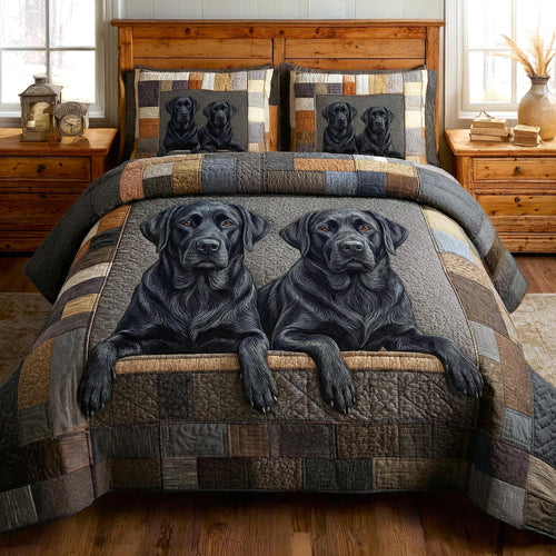 Cozy Paws 3-Piece Quilted Bedding Set GFTOMA9229
