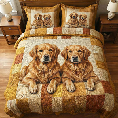 Cozy Paws 3-Piece Quilted Bedding Set GFTOMA9230