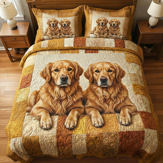 Cozy Paws 3-Piece Quilted Bedding Set GFTOMA9230