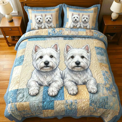 Cozy Paws 3-Piece Quilted Bedding Set GFTOMA9231