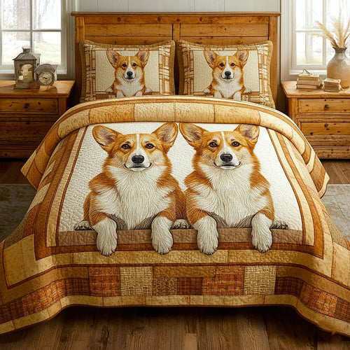 Cozy Paws 3-Piece Quilted Bedding Set GFTOMA9232