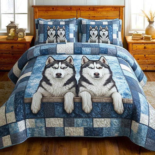 Cozy Paws 3-Piece Quilted Bedding Set GFTOMA9233