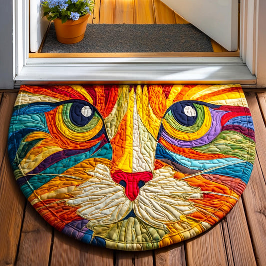 Purrfect Patch Quilted Welcome Mat GFTOMA9264