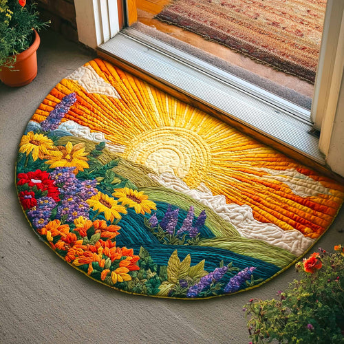 Petal Path Quilted Welcome Mat GFTOMA9310