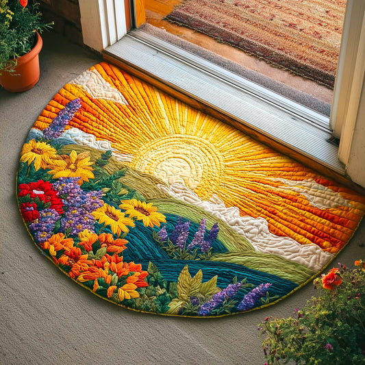 Petal Path Quilted Welcome Mat GFTOMA9310