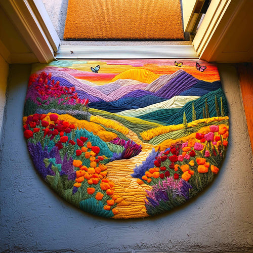 Floral Field Quilted Welcome Mat GFTOMA9311