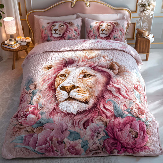 Royal Lion 3-Piece Quilted Bedding Set GFTOMA9319