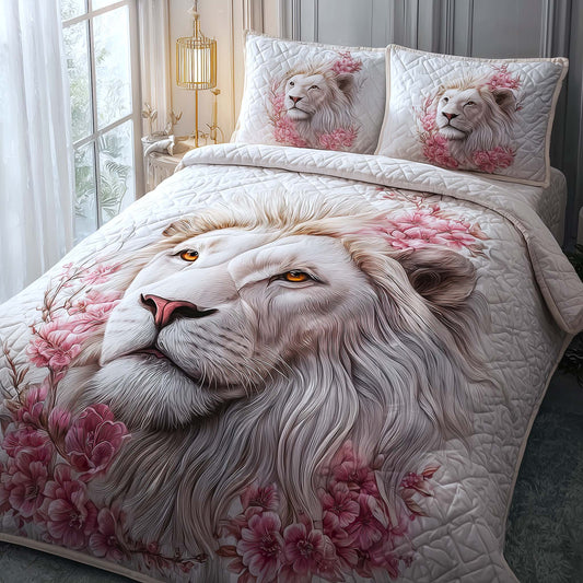 Majestic Lion 3-Piece Quilted Bedding Set GFTOMA9320