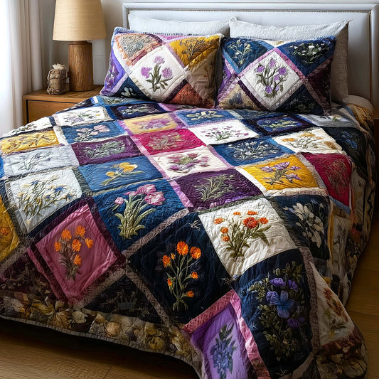 Wild Meadow 3-Piece Quilted Bedding Set GFTOMA9324