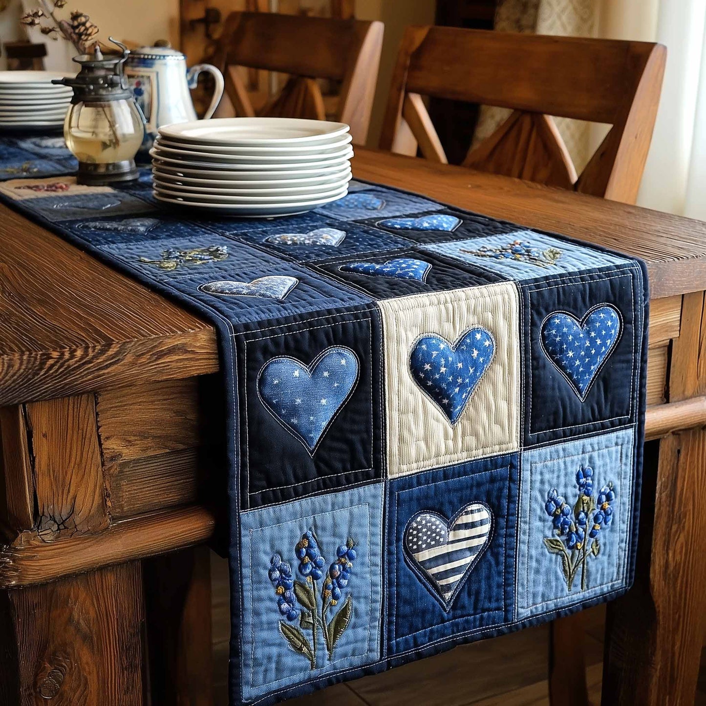 Country Bloom Quilted Table Runner GFTOMA9396