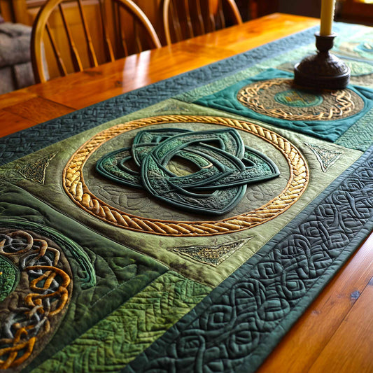 Celtic Knot Quilted Table Runner GFTOMA9399
