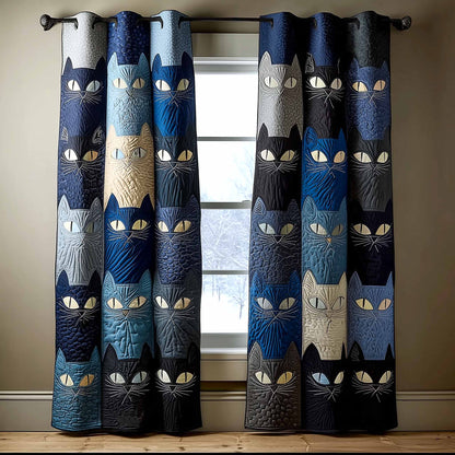 Cozy Cat Quilted Curtains GFTOMA9423