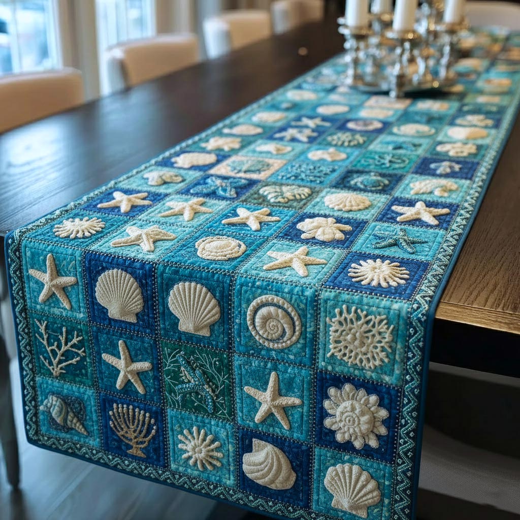 Ocean Breeze Quilted Table Runner GFTOMA9439
