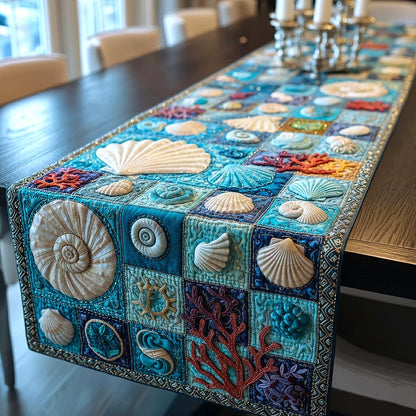 Sea Serenity Quilted Table Runner GFTOMA9441