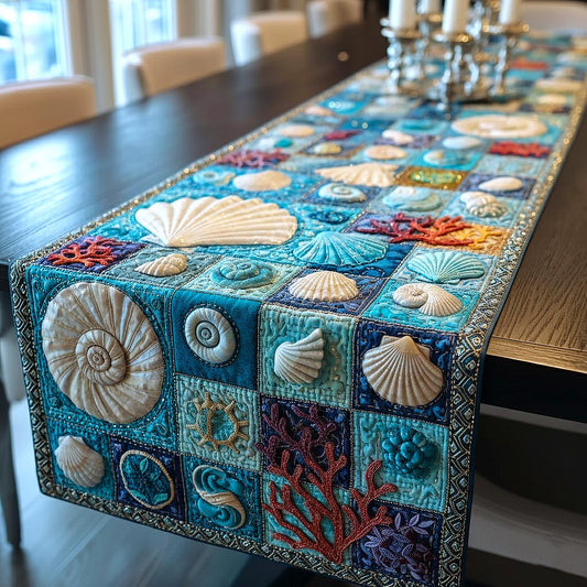 Sea Serenity Quilted Table Runner GFTOMA9441