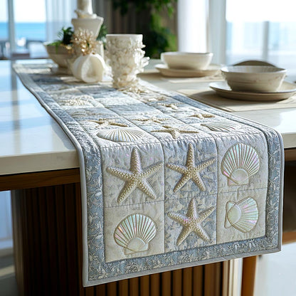 Coastal Whisper Quilted Table Runner GFTOMA9442