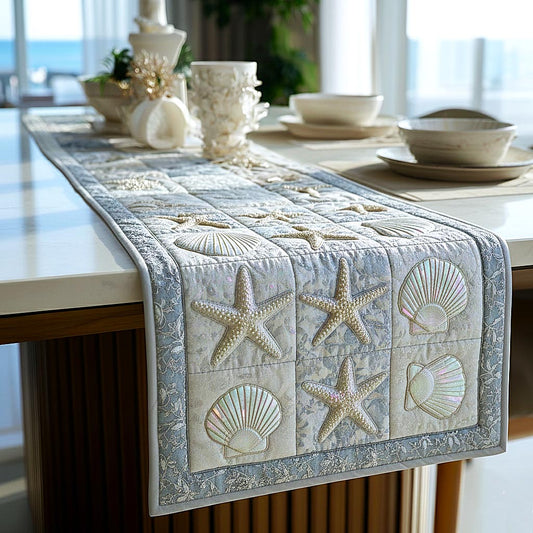 Coastal Whisper Quilted Table Runner GFTOMA9442