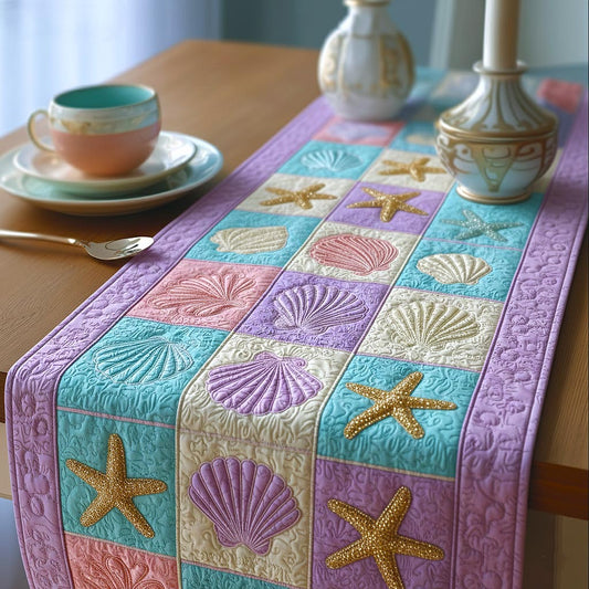 Sea Drift Quilted Table Runner GFTOMA9443