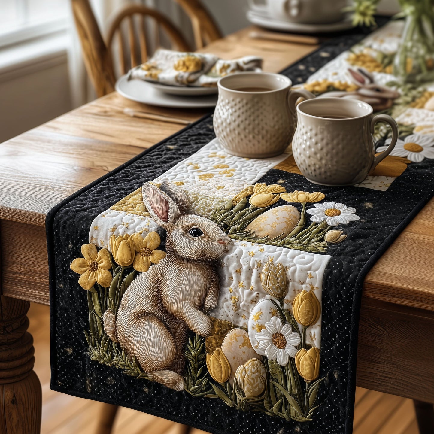 Happy Easter Quilted Table Runner GFTOMA9464