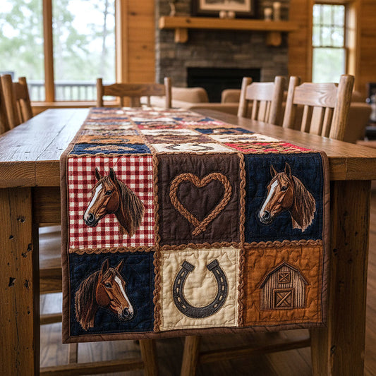 Horse Haven Quilted Table Runner GFTOMA9467