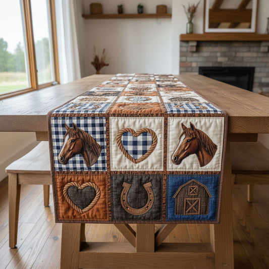 Patchwork Ranch Quilted Table Runner GFTOMA9468