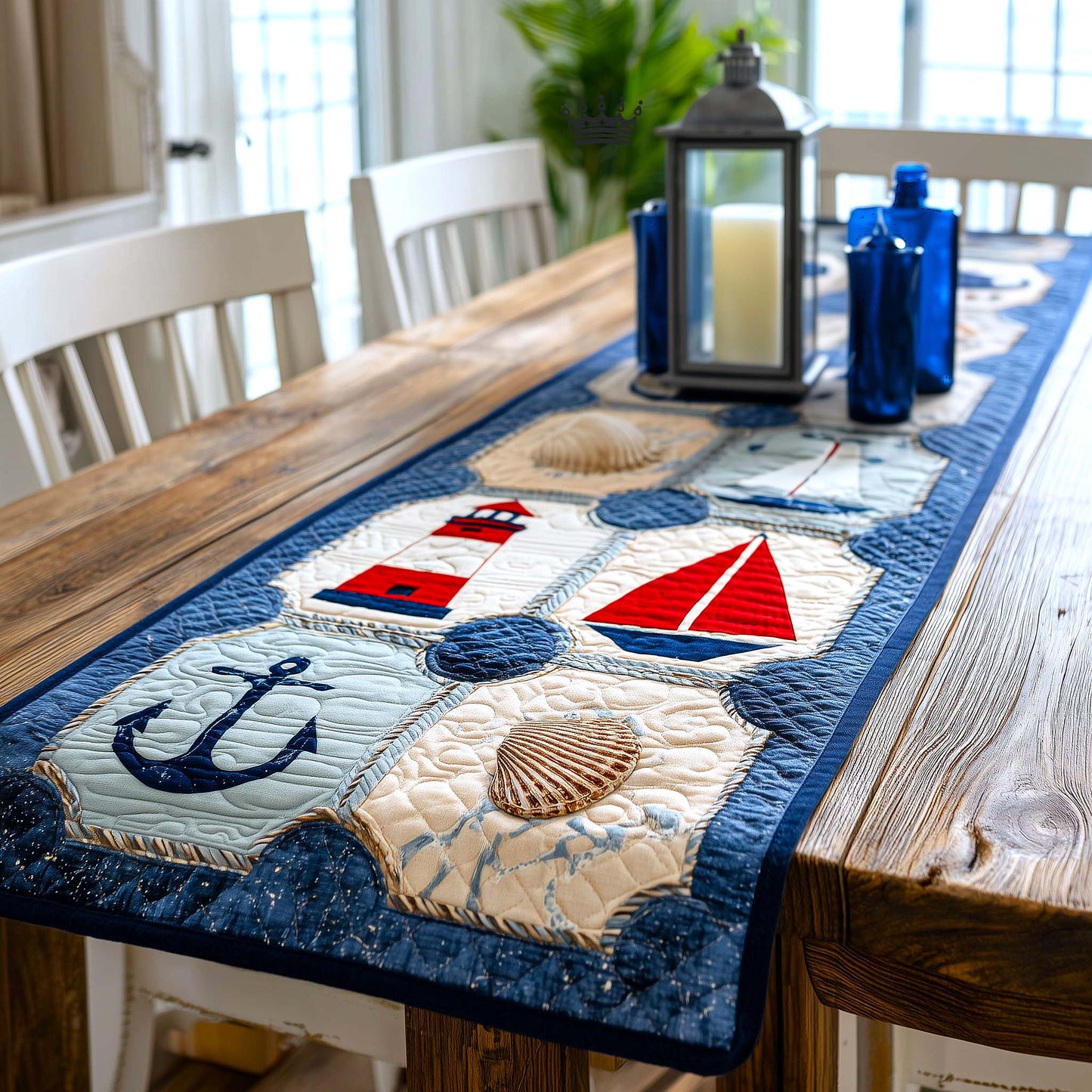 Harbor Light Quilted Table Runner GFTOMA9496