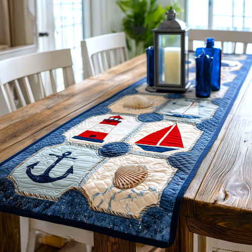 Harbor Light Quilted Table Runner GFTOMA9496