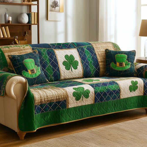 Irish Blessings Quilted Sofa Cover GFTOMA9516
