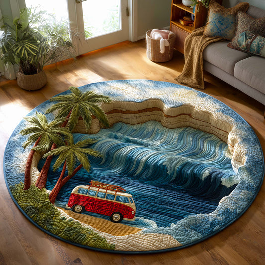 Island Ride Quilted Round Mat GFTOMA9528